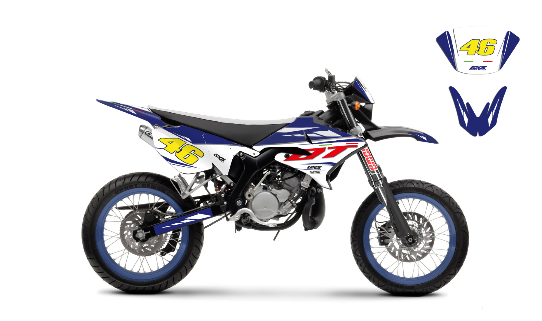 YAMAHA DT50 04-18 GP STYLE