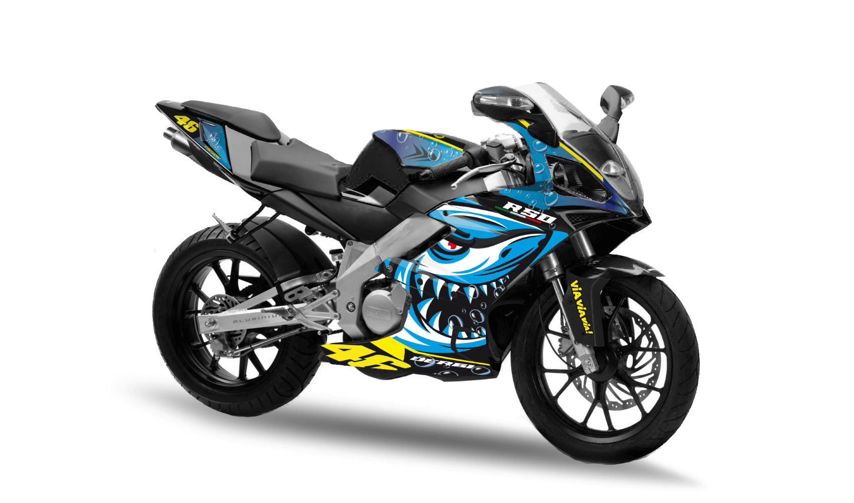 DERBI GPR 2004-2010 2T DESIGN SHARK 46